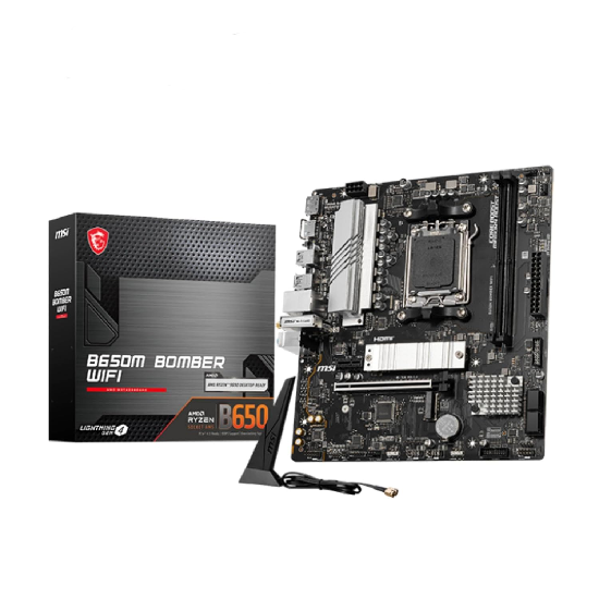 MSI B650M Bomber WiFi Motherboard, Micro-ATX